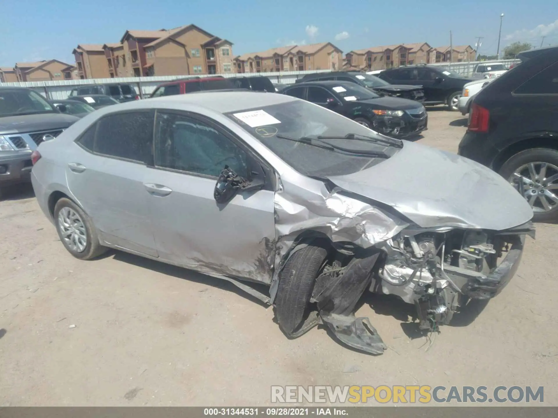 1 Фотография поврежденного автомобиля 5YFBURHE2KP875266 TOYOTA COROLLA 2019
