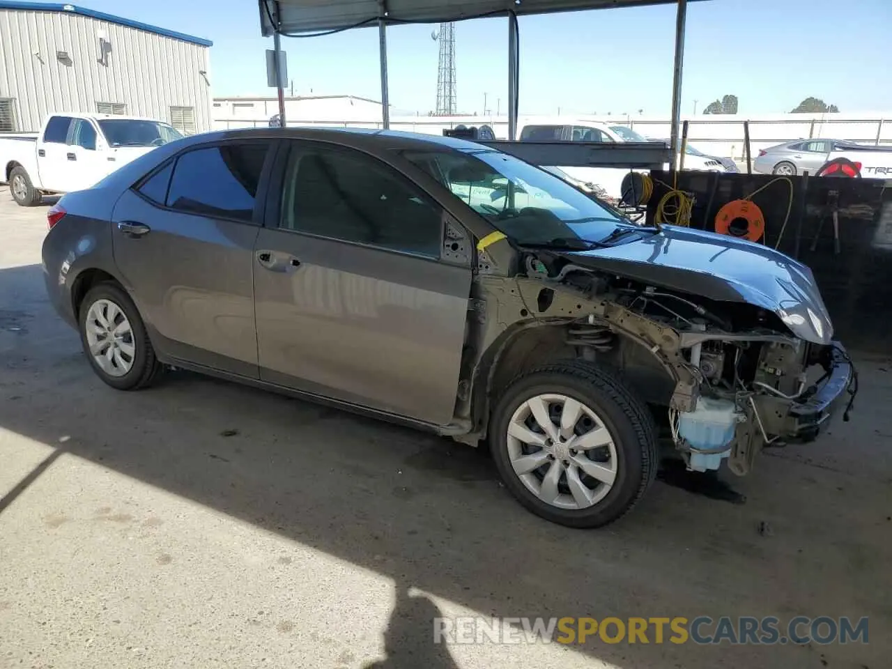 4 Photograph of a damaged car 5YFBURHE2KP875493 TOYOTA COROLLA 2019