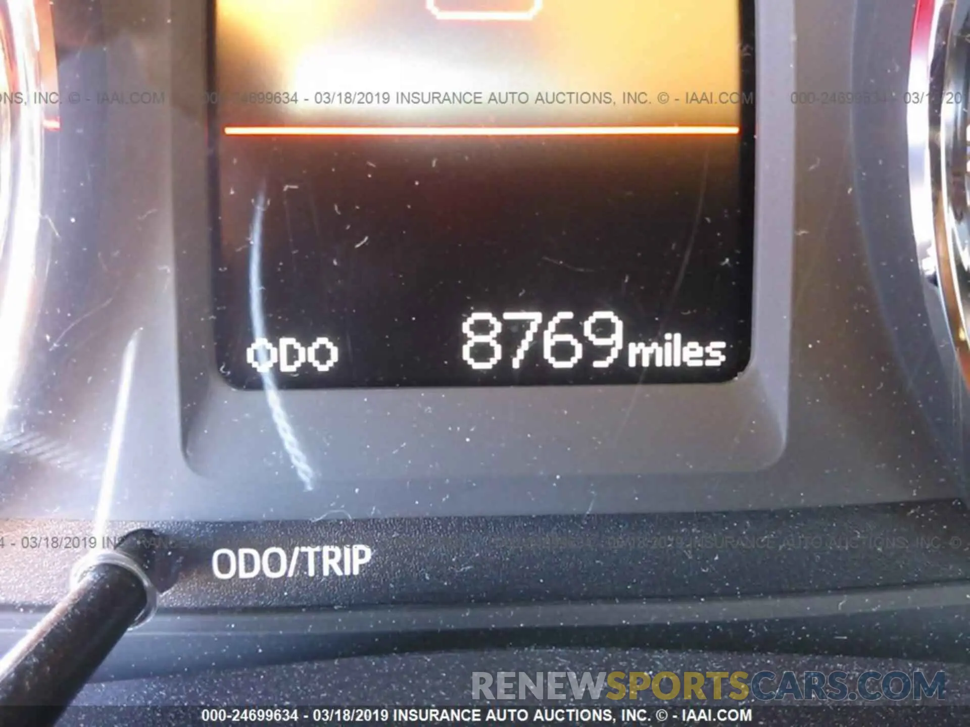 7 Photograph of a damaged car 5YFBURHE2KP877146 TOYOTA COROLLA 2019