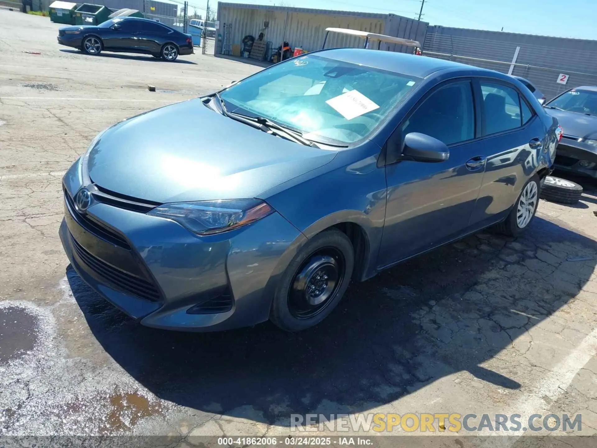 2 Фотография поврежденного автомобиля 5YFBURHE2KP877728 TOYOTA COROLLA 2019