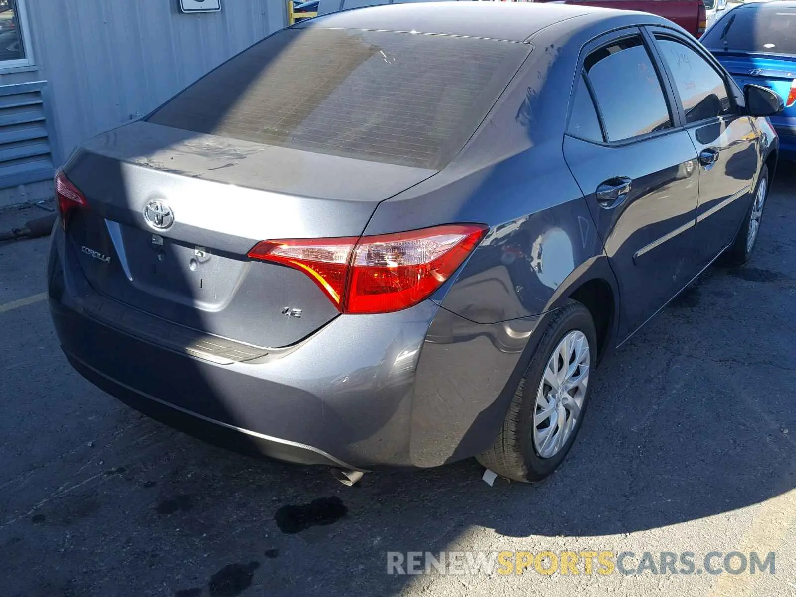 4 Photograph of a damaged car 5YFBURHE2KP878345 TOYOTA COROLLA 2019