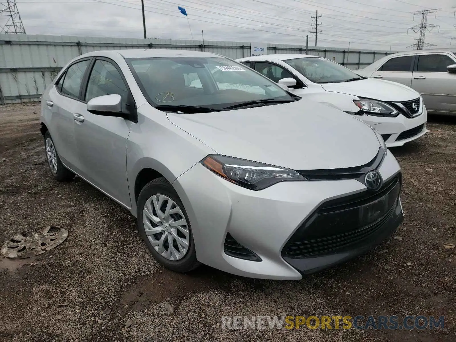 1 Photograph of a damaged car 5YFBURHE2KP885022 TOYOTA COROLLA 2019