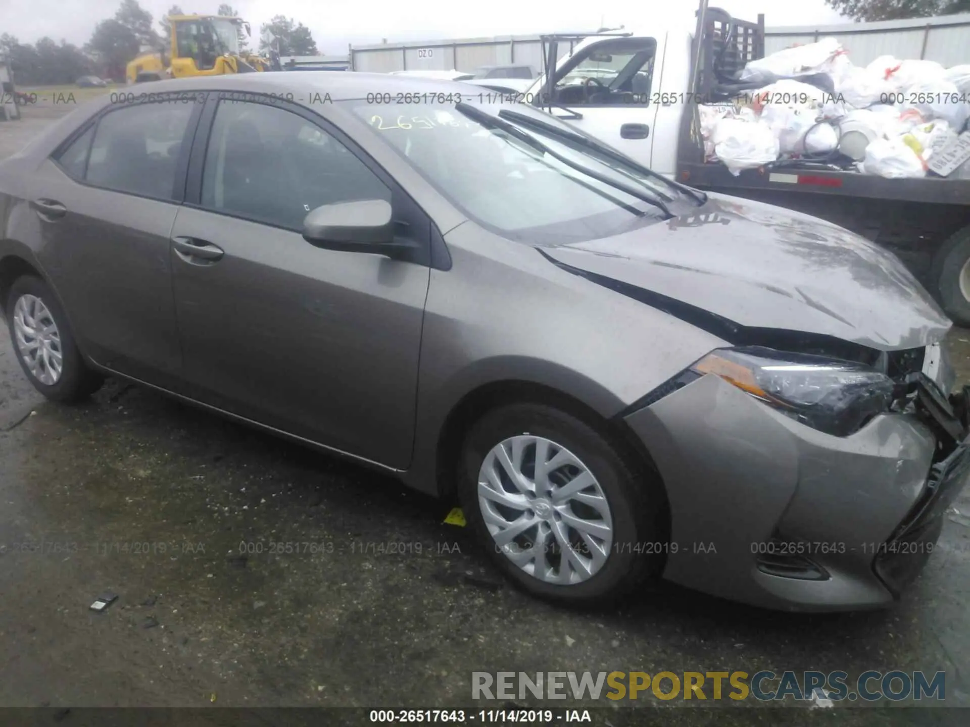 1 Photograph of a damaged car 5YFBURHE2KP896957 TOYOTA COROLLA 2019