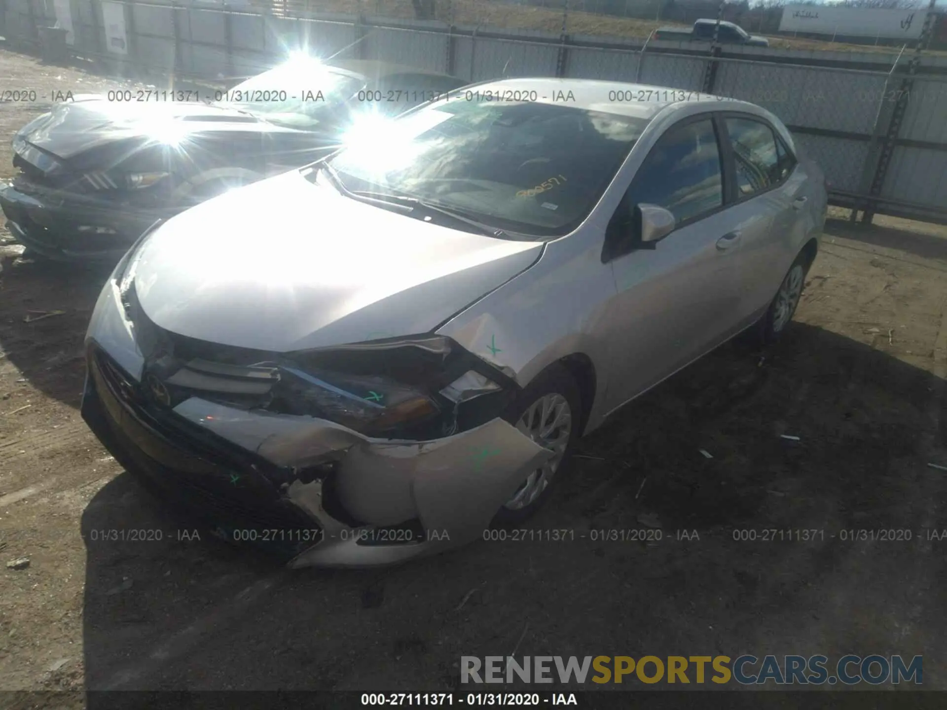 2 Фотография поврежденного автомобиля 5YFBURHE2KP900571 TOYOTA COROLLA 2019