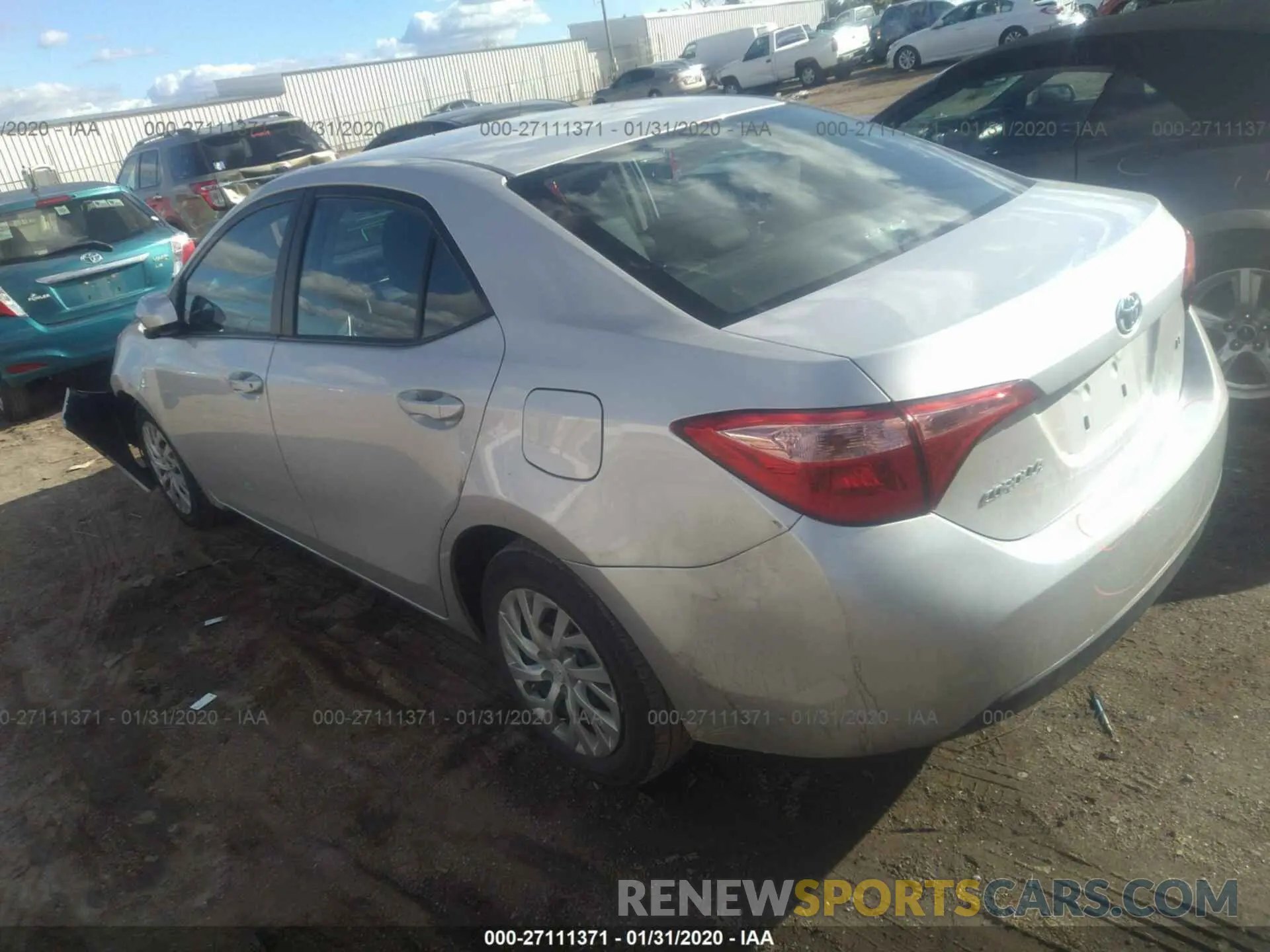 3 Фотография поврежденного автомобиля 5YFBURHE2KP900571 TOYOTA COROLLA 2019