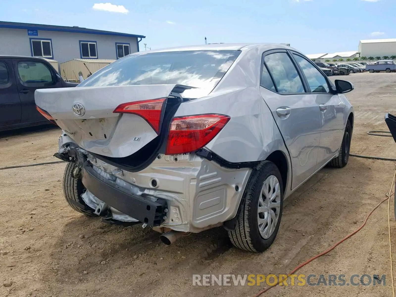 4 Photograph of a damaged car 5YFBURHE2KP904569 TOYOTA COROLLA 2019