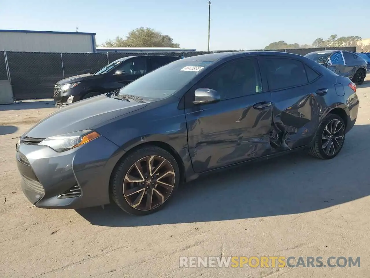 1 Photograph of a damaged car 5YFBURHE2KP909660 TOYOTA COROLLA 2019