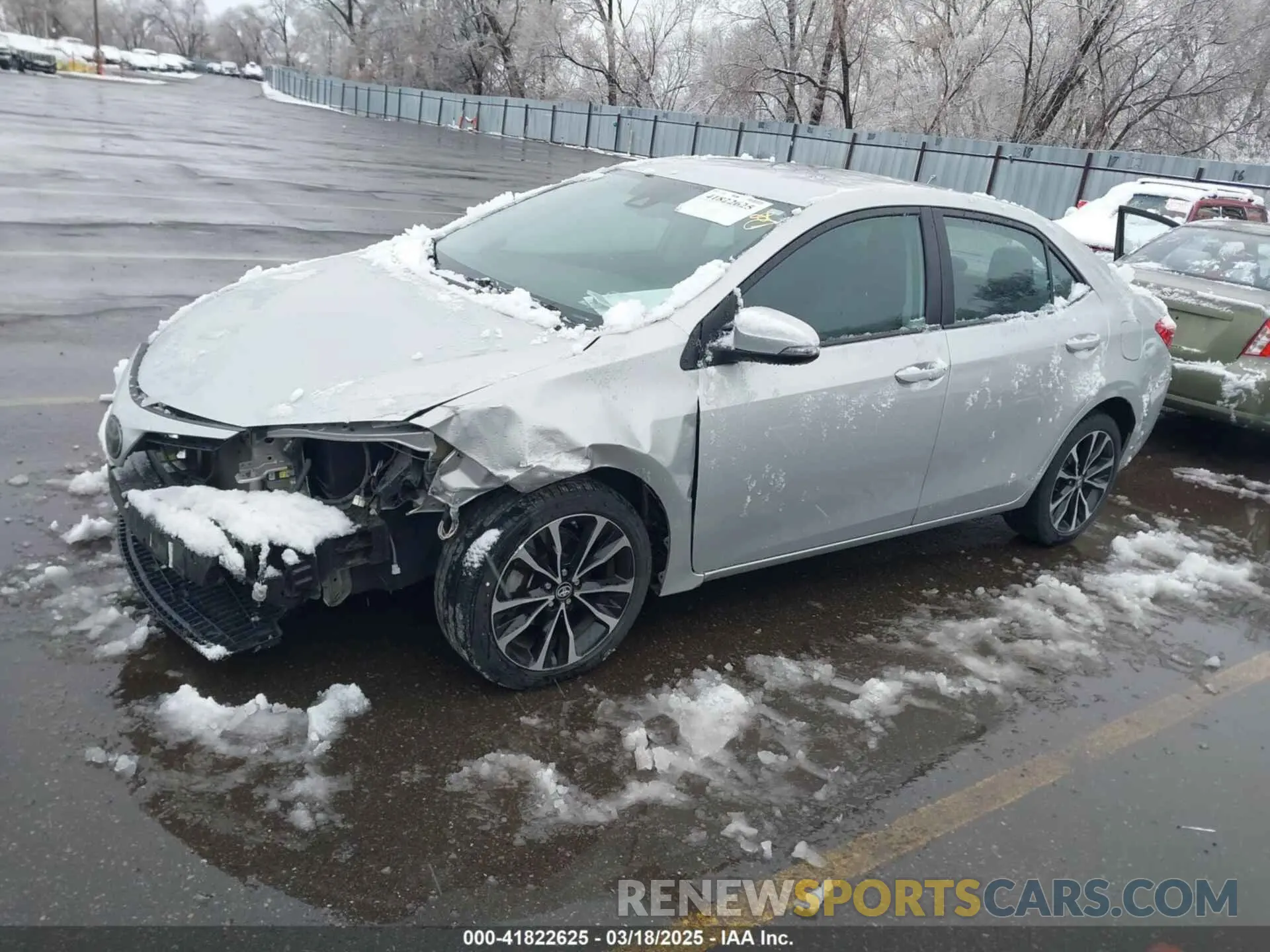 2 Photograph of a damaged car 5YFBURHE2KP910064 TOYOTA COROLLA 2019