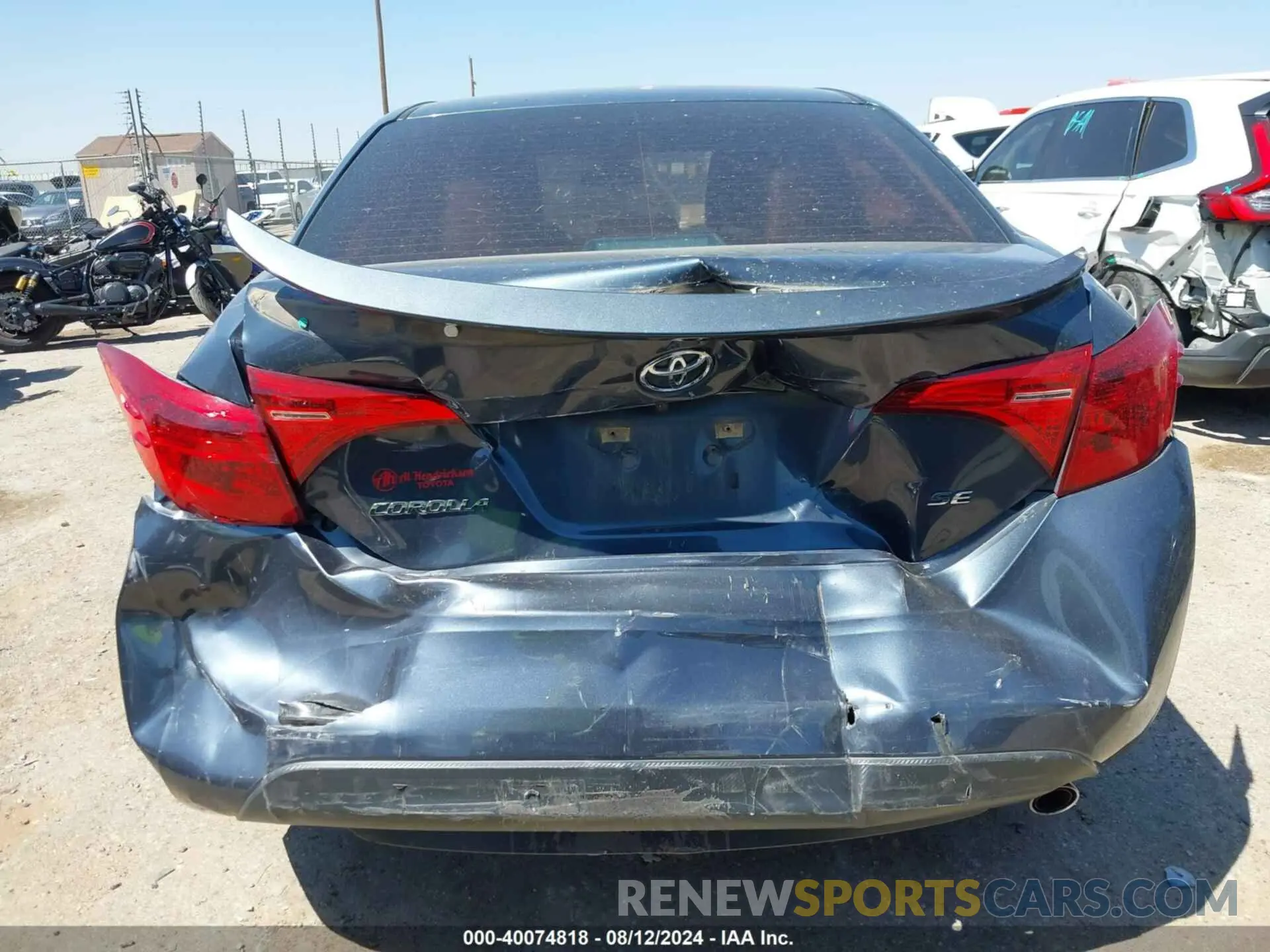 16 Photograph of a damaged car 5YFBURHE2KP910307 TOYOTA COROLLA 2019