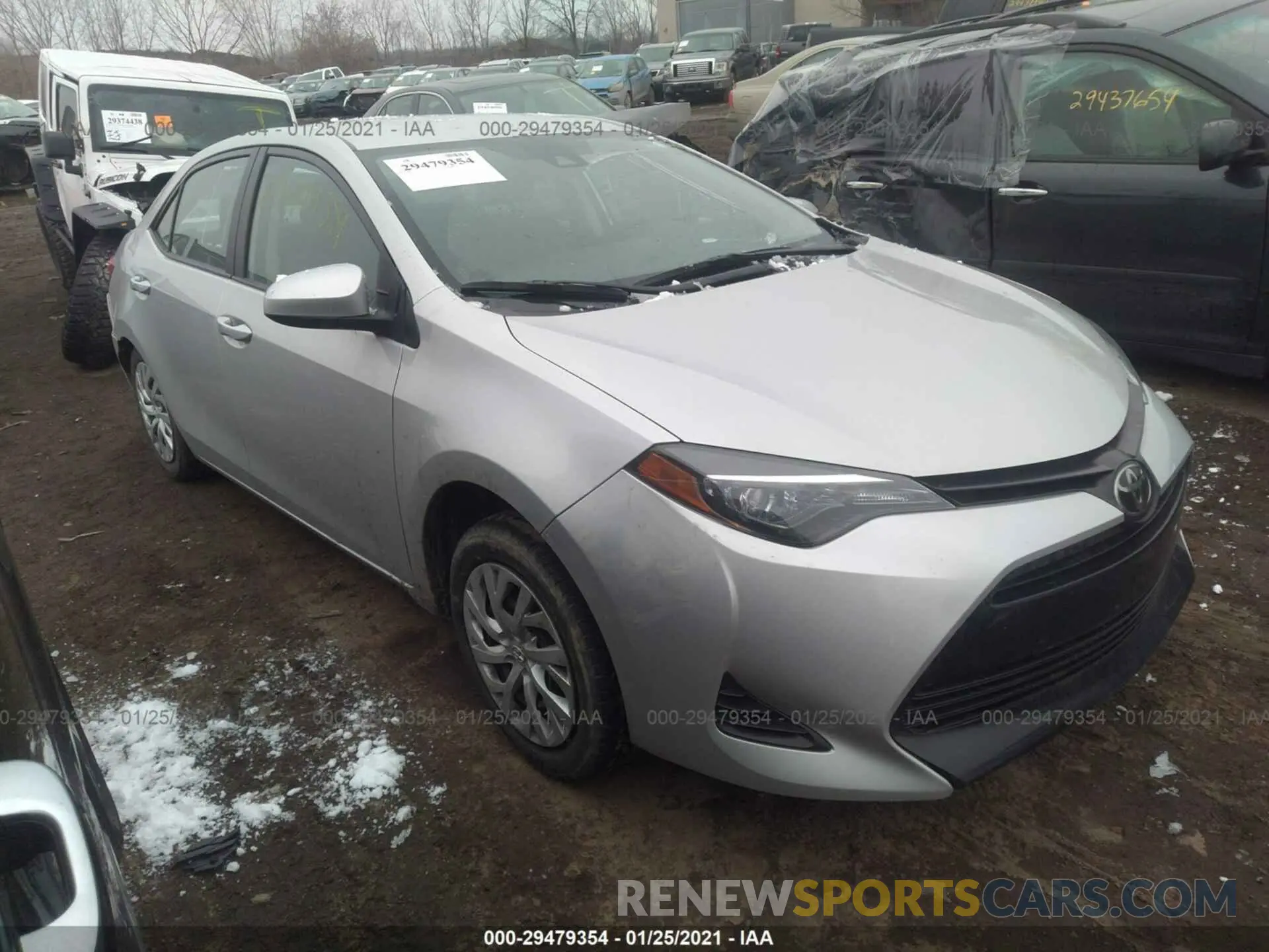 1 Photograph of a damaged car 5YFBURHE2KP910923 TOYOTA COROLLA 2019