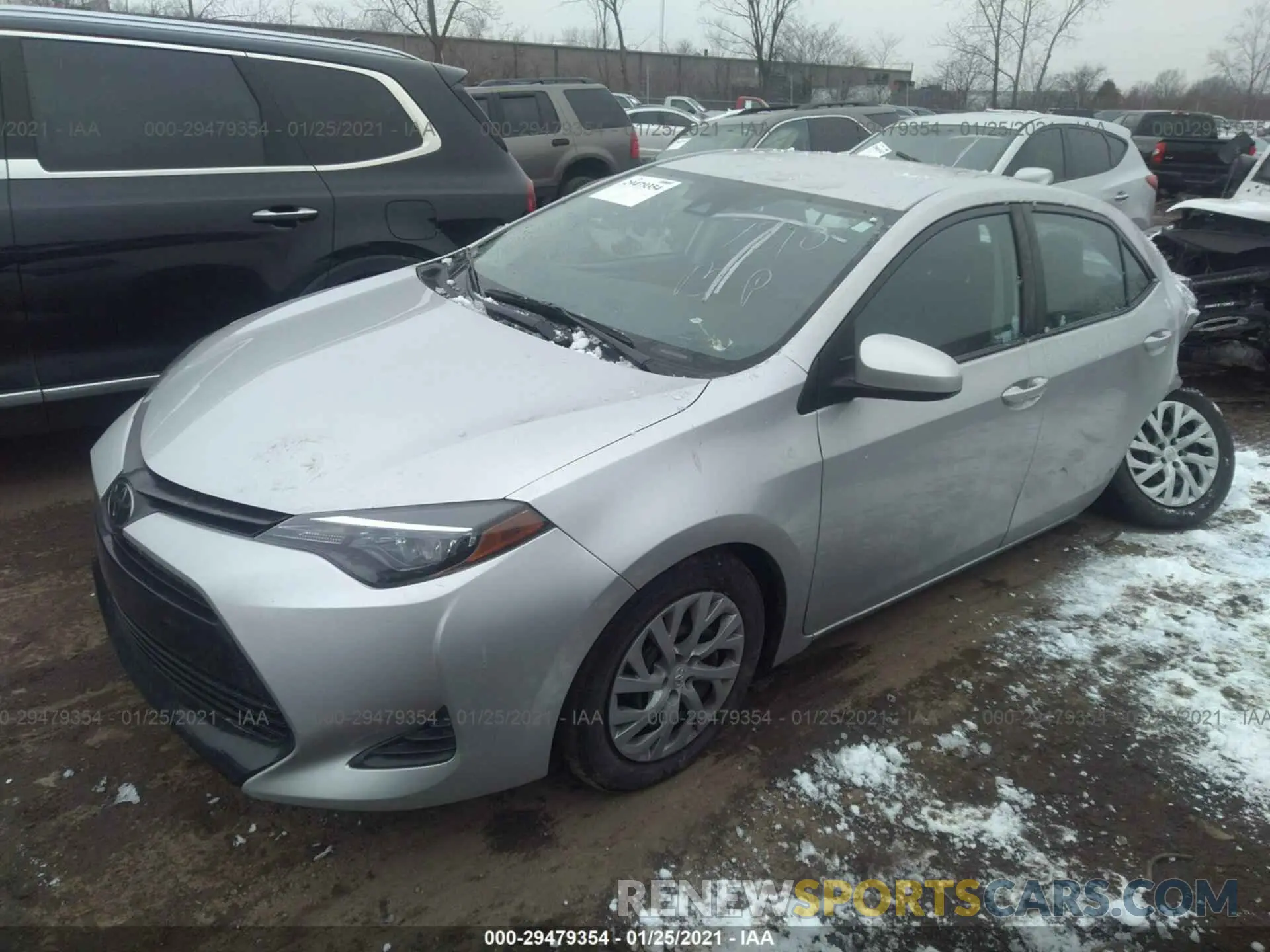 2 Photograph of a damaged car 5YFBURHE2KP910923 TOYOTA COROLLA 2019