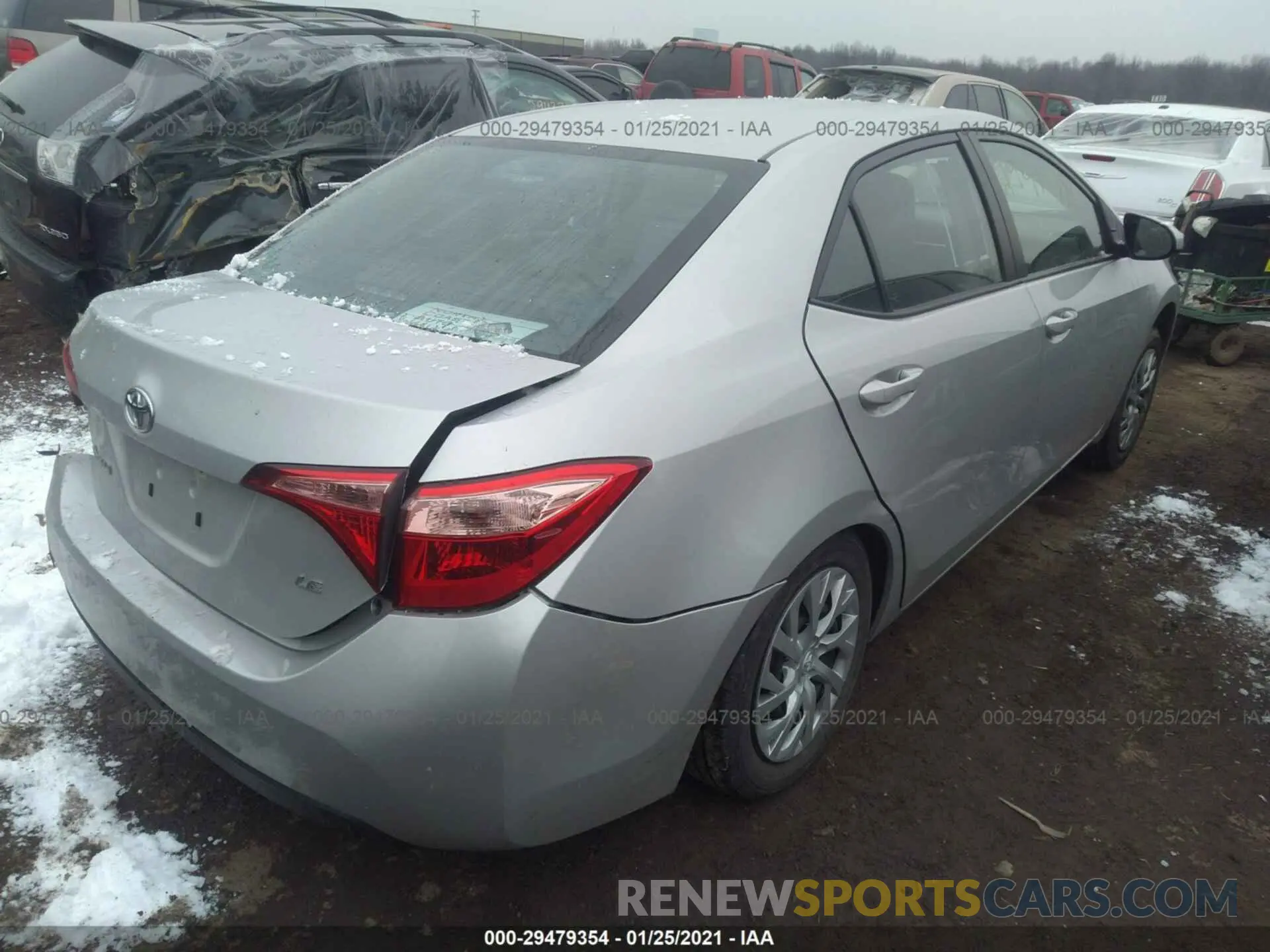 4 Photograph of a damaged car 5YFBURHE2KP910923 TOYOTA COROLLA 2019