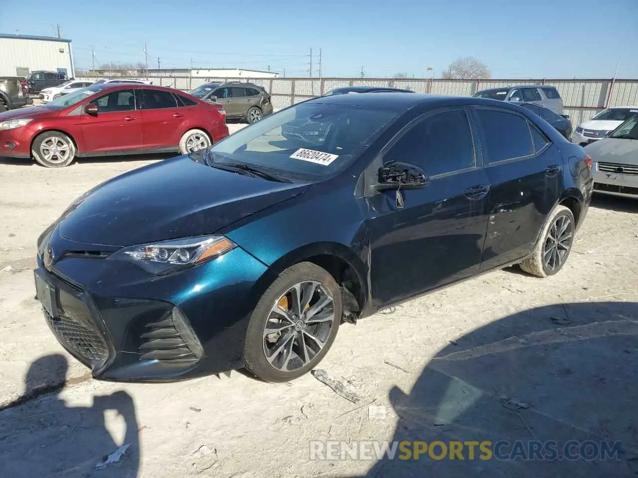 1 Photograph of a damaged car 5YFBURHE2KP931500 TOYOTA COROLLA 2019
