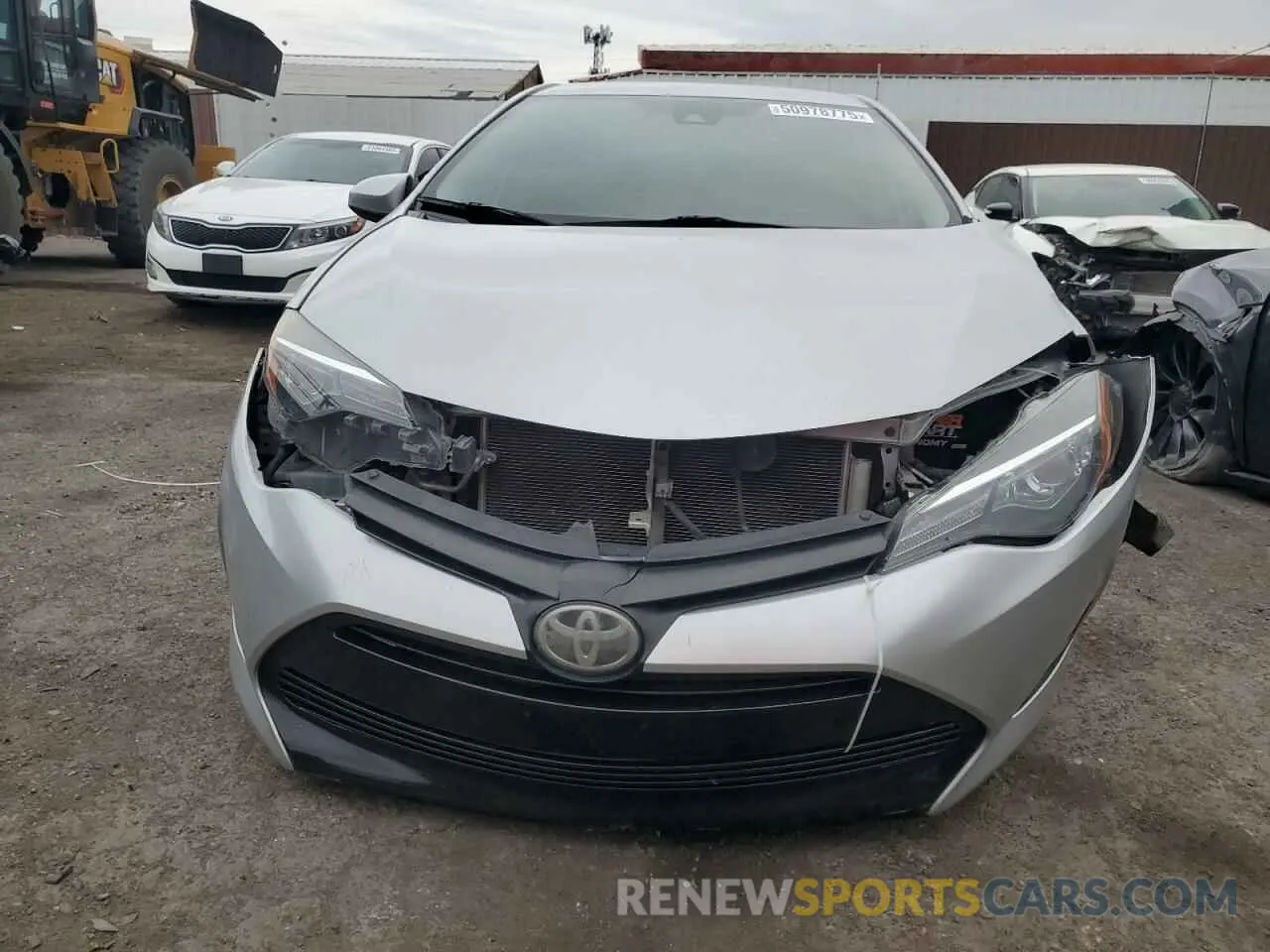 5 Photograph of a damaged car 5YFBURHE2KP938012 TOYOTA COROLLA 2019