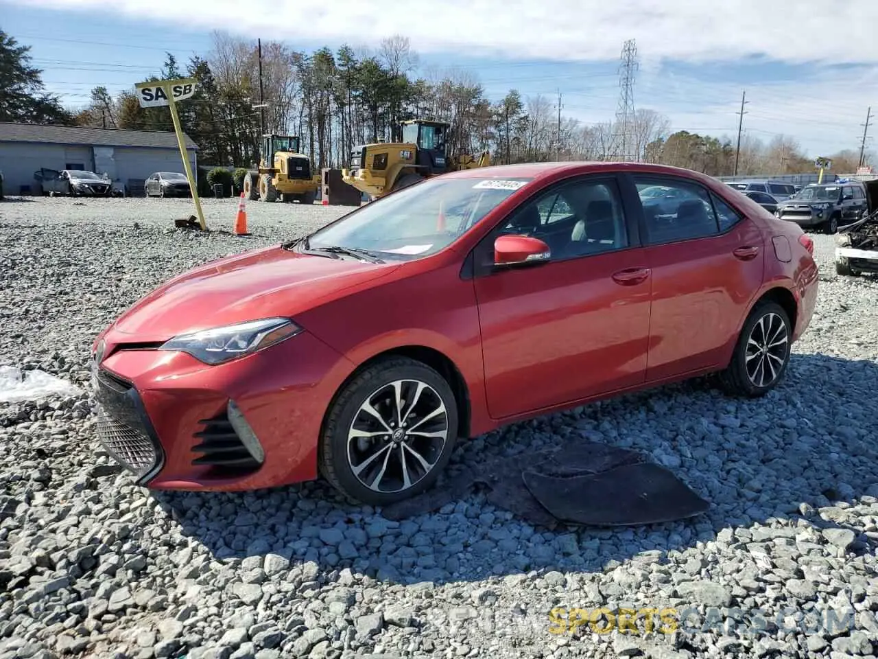 1 Фотография поврежденного автомобиля 5YFBURHE2KP939306 TOYOTA COROLLA 2019