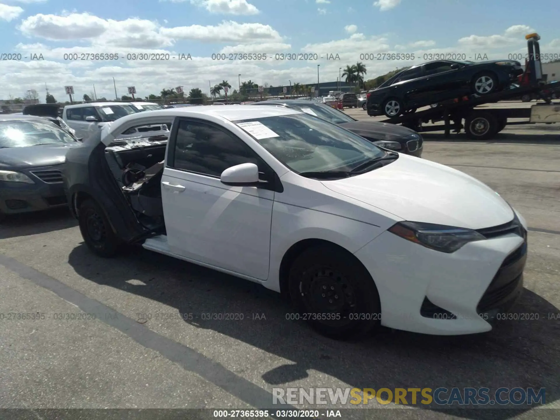 1 Photograph of a damaged car 5YFBURHE3KP858671 TOYOTA COROLLA 2019