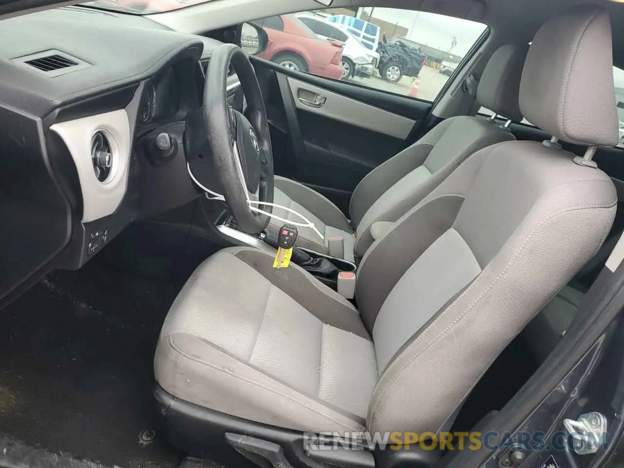 7 Photograph of a damaged car 5YFBURHE3KP863840 TOYOTA COROLLA 2019