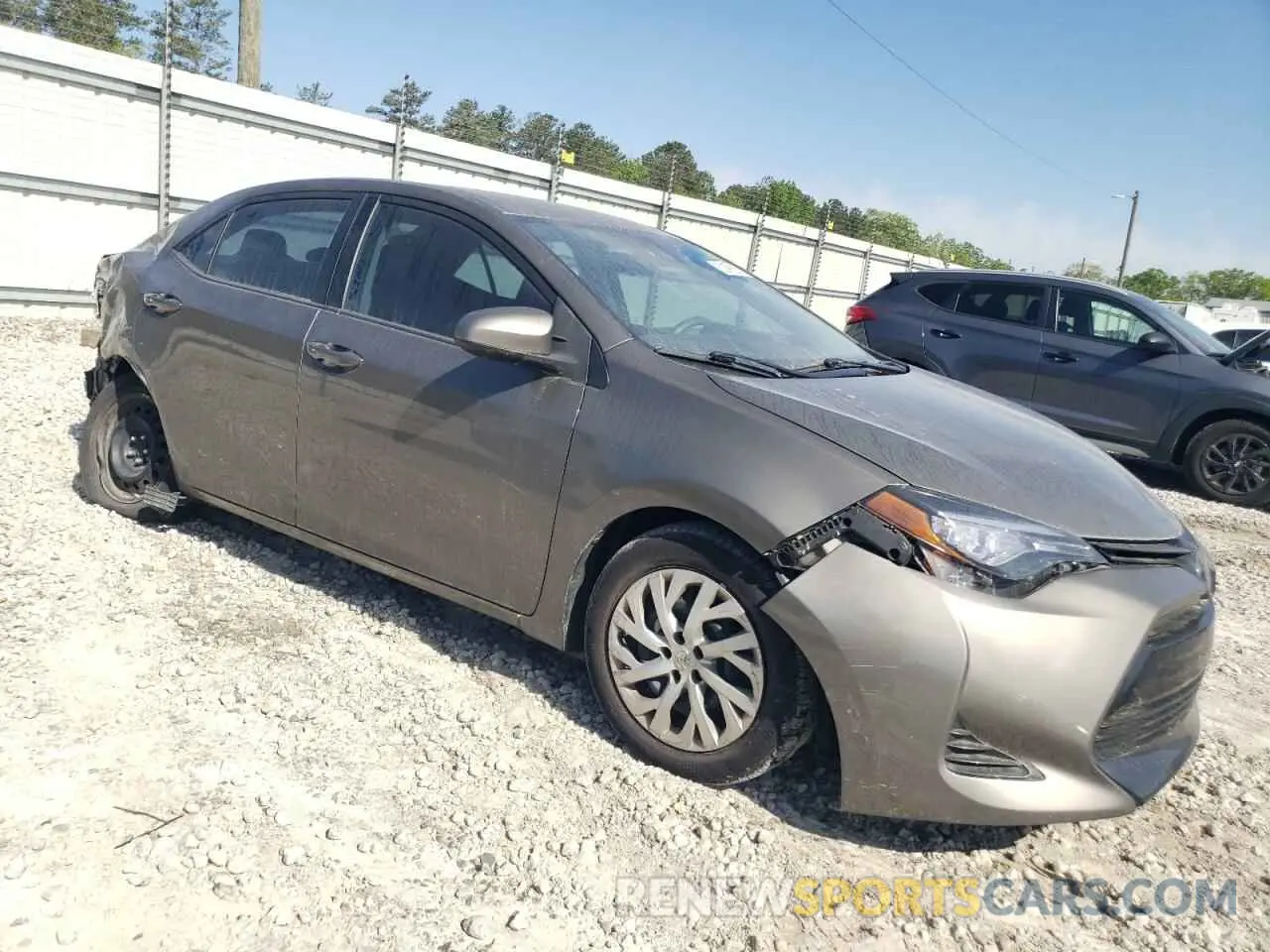 4 Photograph of a damaged car 5YFBURHE3KP868620 TOYOTA COROLLA 2019