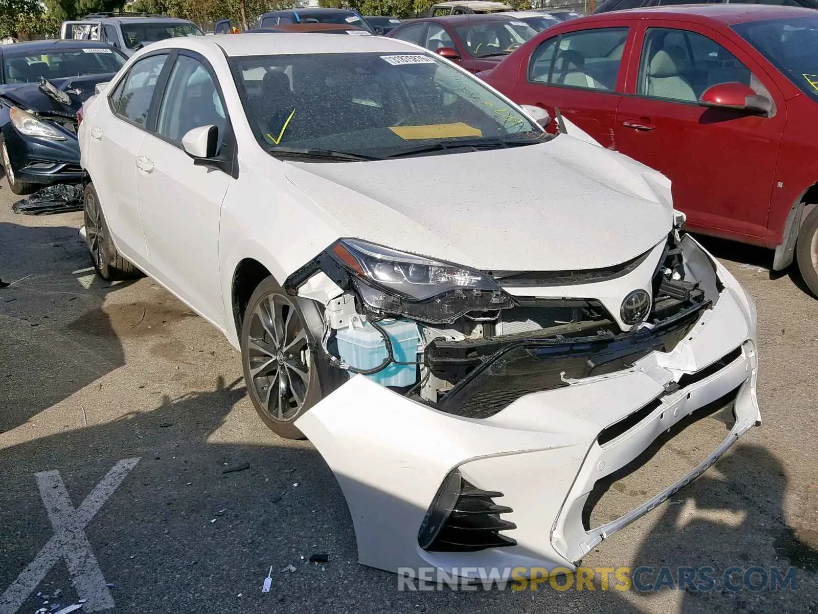 1 Photograph of a damaged car 5YFBURHE3KP871758 TOYOTA COROLLA 2019