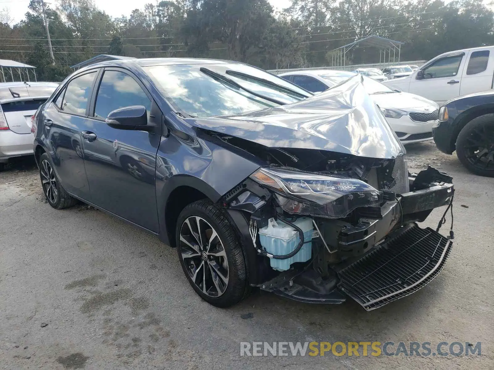 1 Photograph of a damaged car 5YFBURHE3KP873767 TOYOTA COROLLA 2019