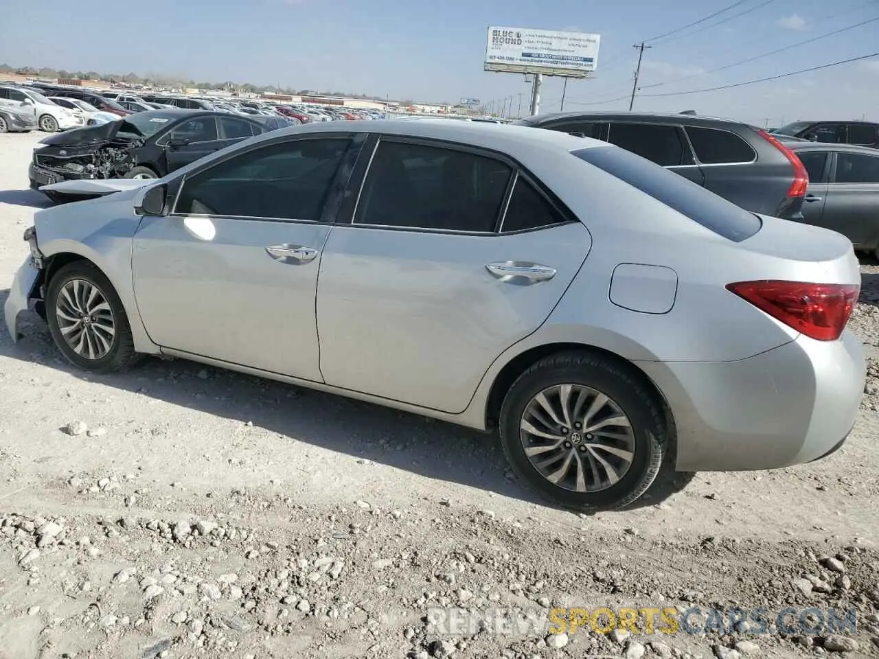 2 Photograph of a damaged car 5YFBURHE3KP875065 TOYOTA COROLLA 2019