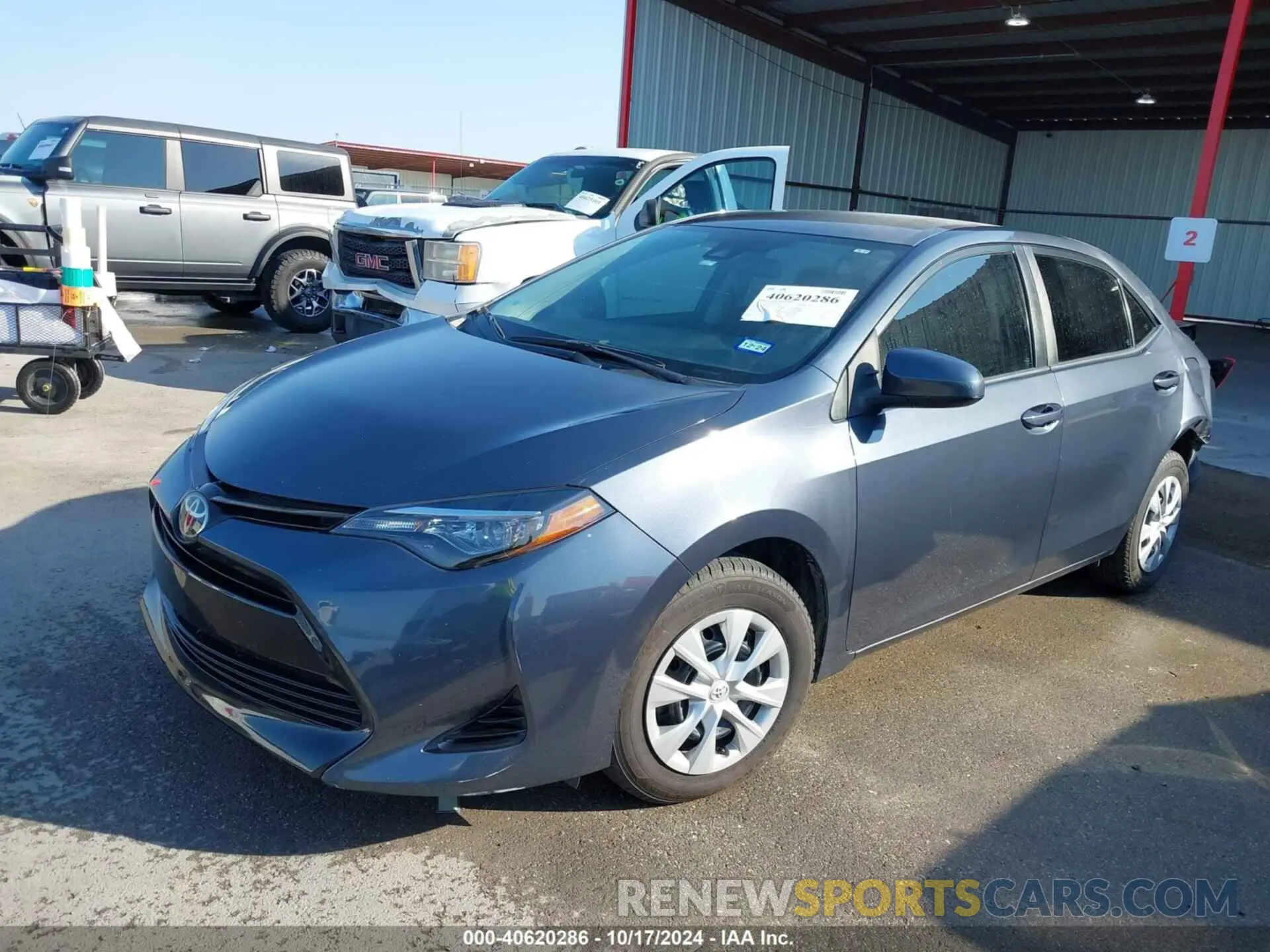 2 Фотография поврежденного автомобиля 5YFBURHE3KP875387 TOYOTA COROLLA 2019