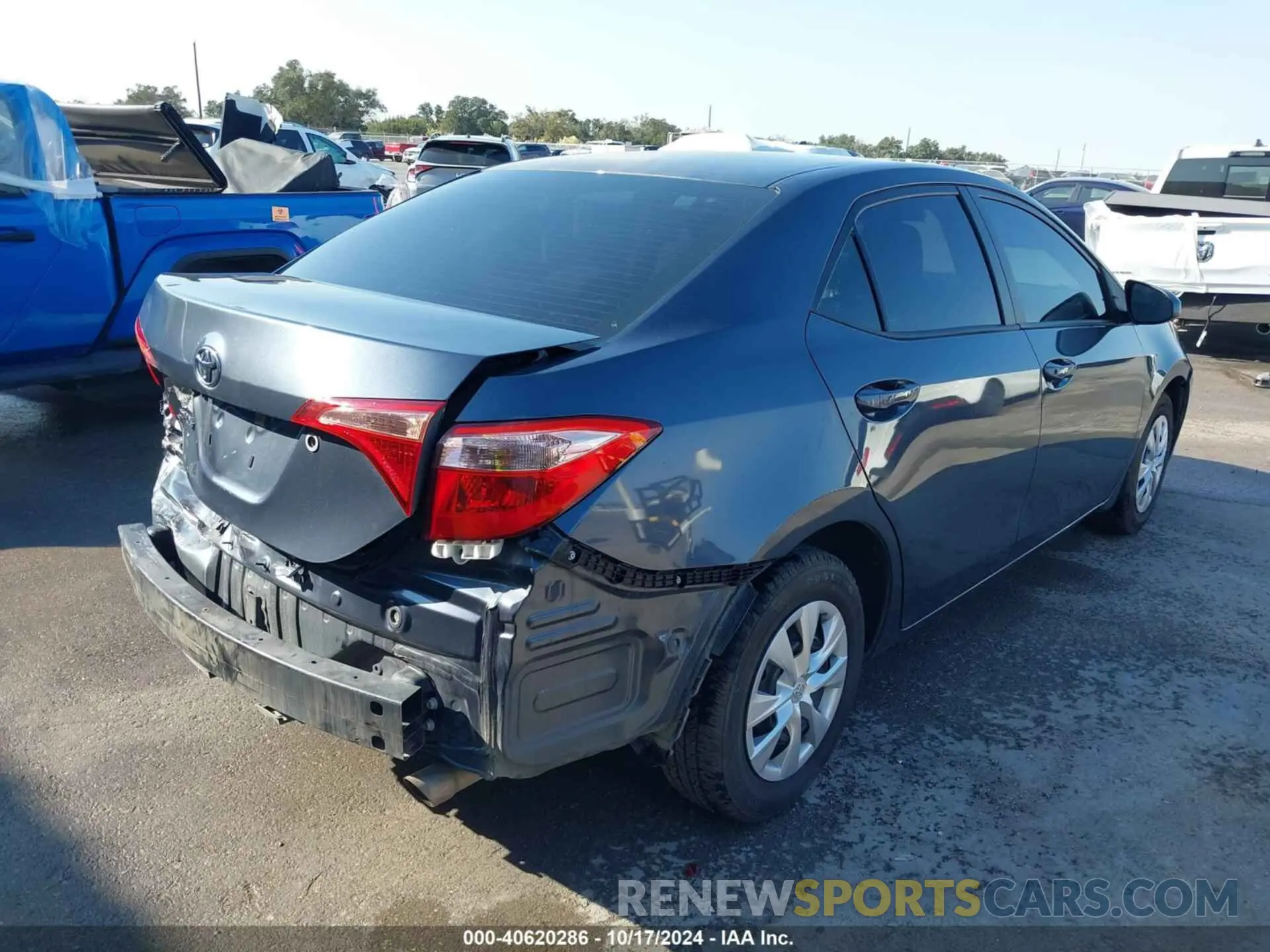 4 Фотография поврежденного автомобиля 5YFBURHE3KP875387 TOYOTA COROLLA 2019