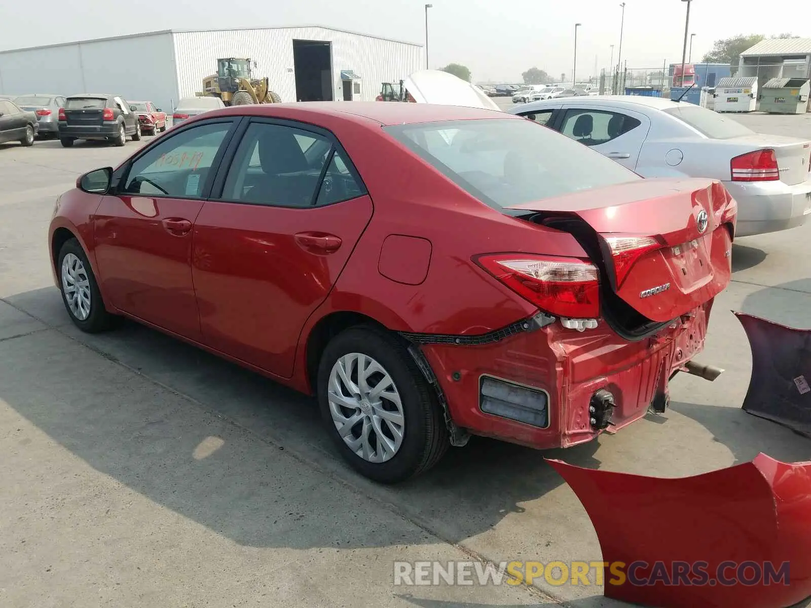 3 Photograph of a damaged car 5YFBURHE3KP875955 TOYOTA COROLLA 2019