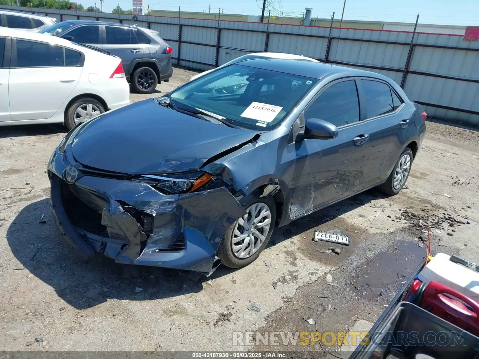2 Photograph of a damaged car 5YFBURHE3KP880265 TOYOTA COROLLA 2019