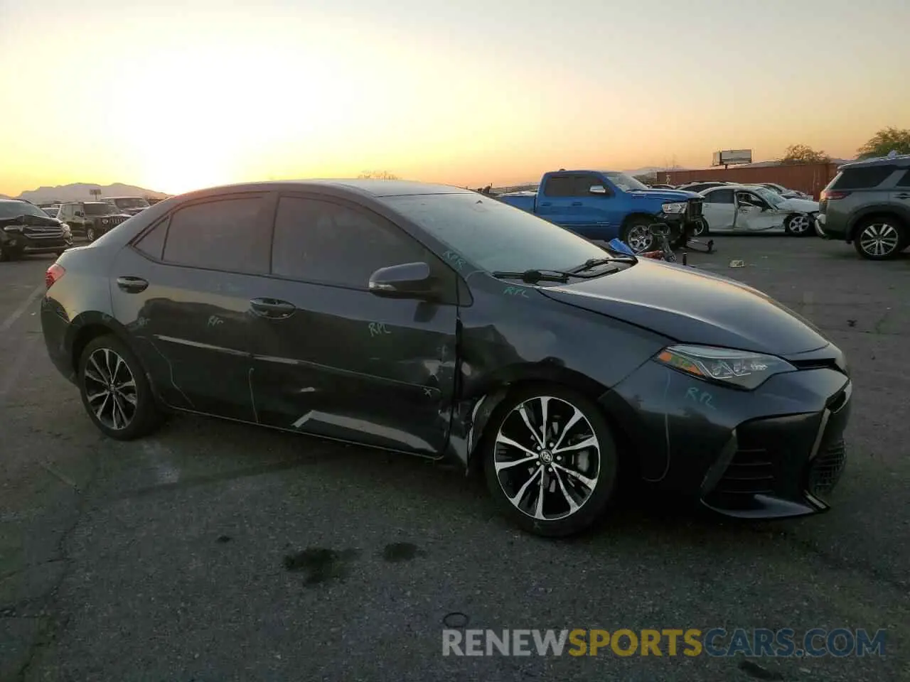 4 Photograph of a damaged car 5YFBURHE3KP881495 TOYOTA COROLLA 2019