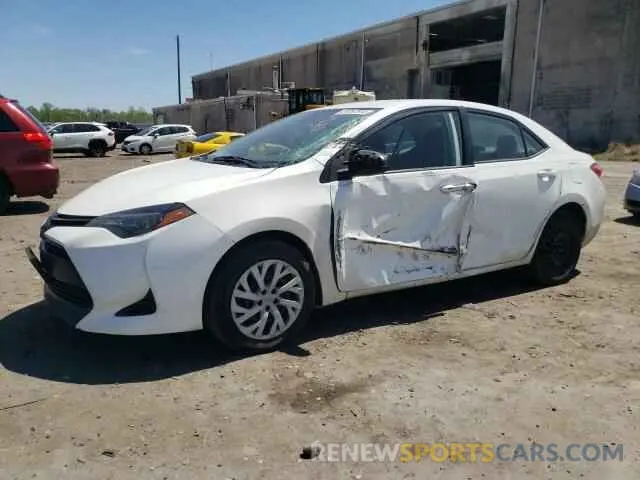 1 Photograph of a damaged car 5YFBURHE3KP882713 TOYOTA COROLLA 2019
