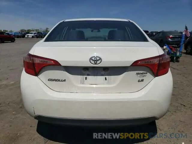 6 Photograph of a damaged car 5YFBURHE3KP882713 TOYOTA COROLLA 2019