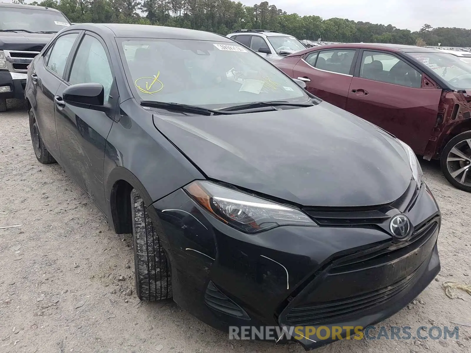 1 Photograph of a damaged car 5YFBURHE3KP885076 TOYOTA COROLLA 2019