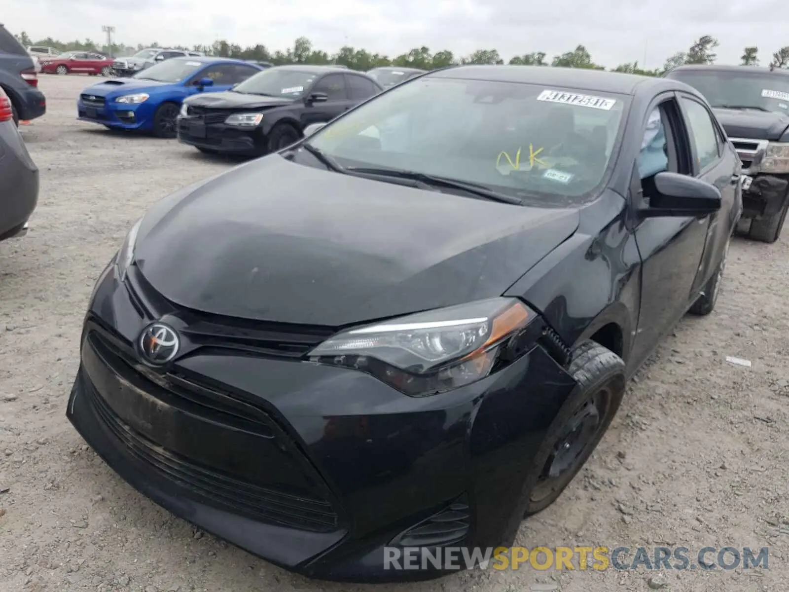 2 Photograph of a damaged car 5YFBURHE3KP885076 TOYOTA COROLLA 2019