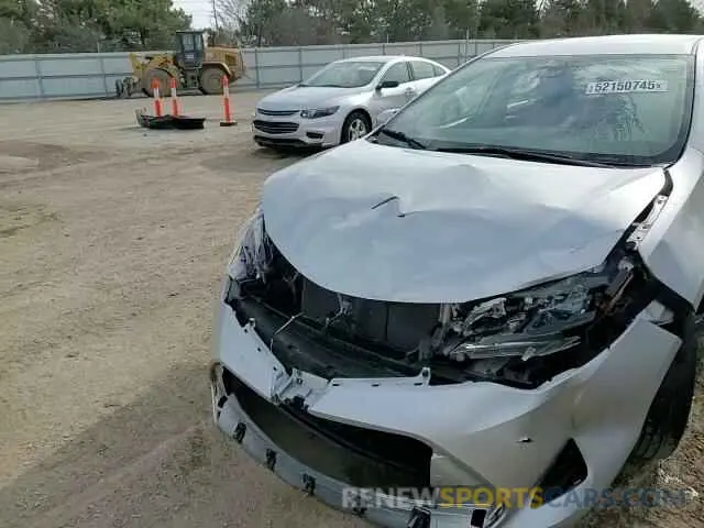 13 Photograph of a damaged car 5YFBURHE3KP887717 TOYOTA COROLLA 2019