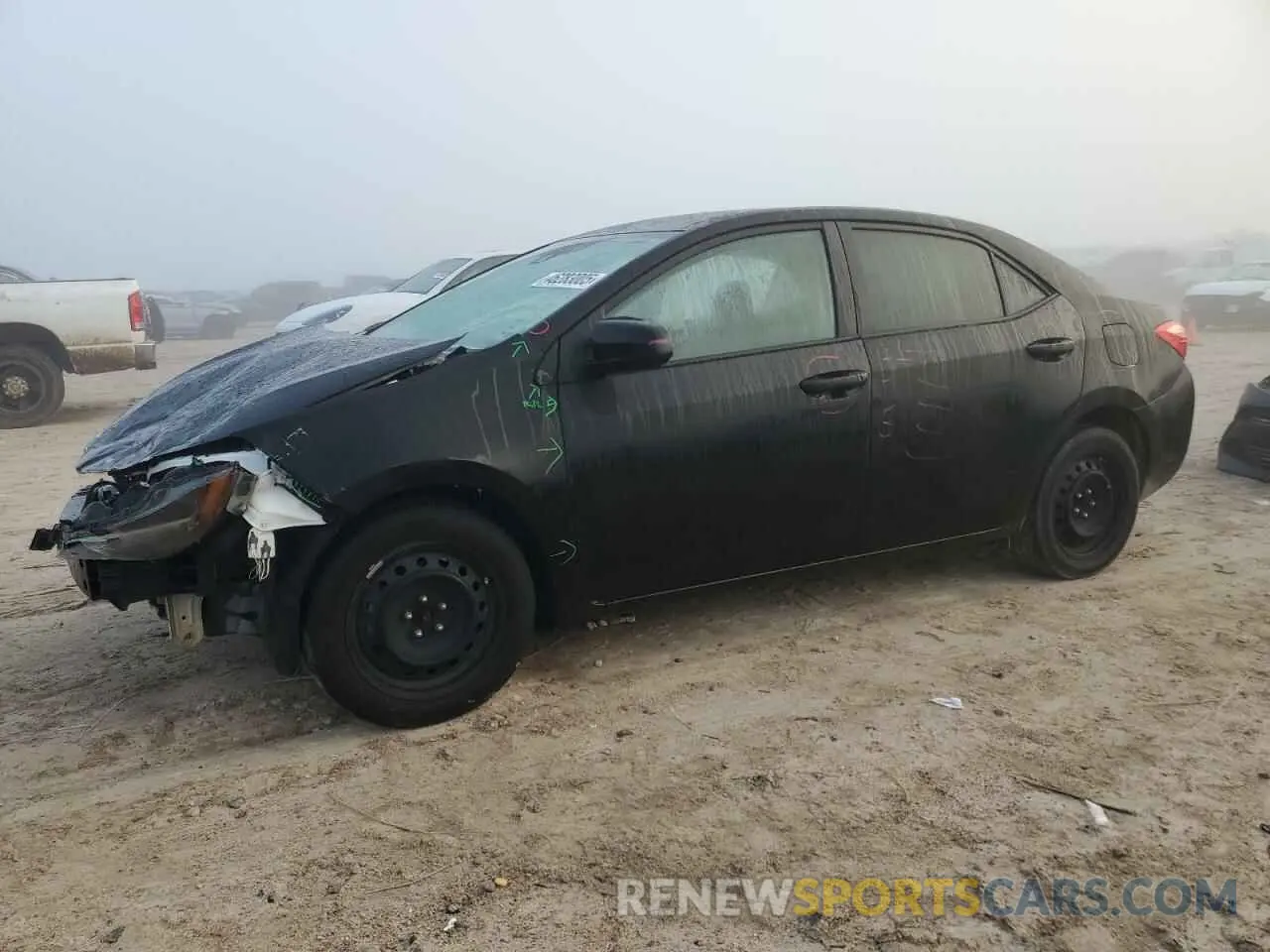 1 Фотография поврежденного автомобиля 5YFBURHE3KP889838 TOYOTA COROLLA 2019
