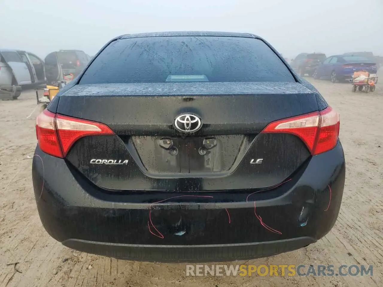 6 Фотография поврежденного автомобиля 5YFBURHE3KP889838 TOYOTA COROLLA 2019