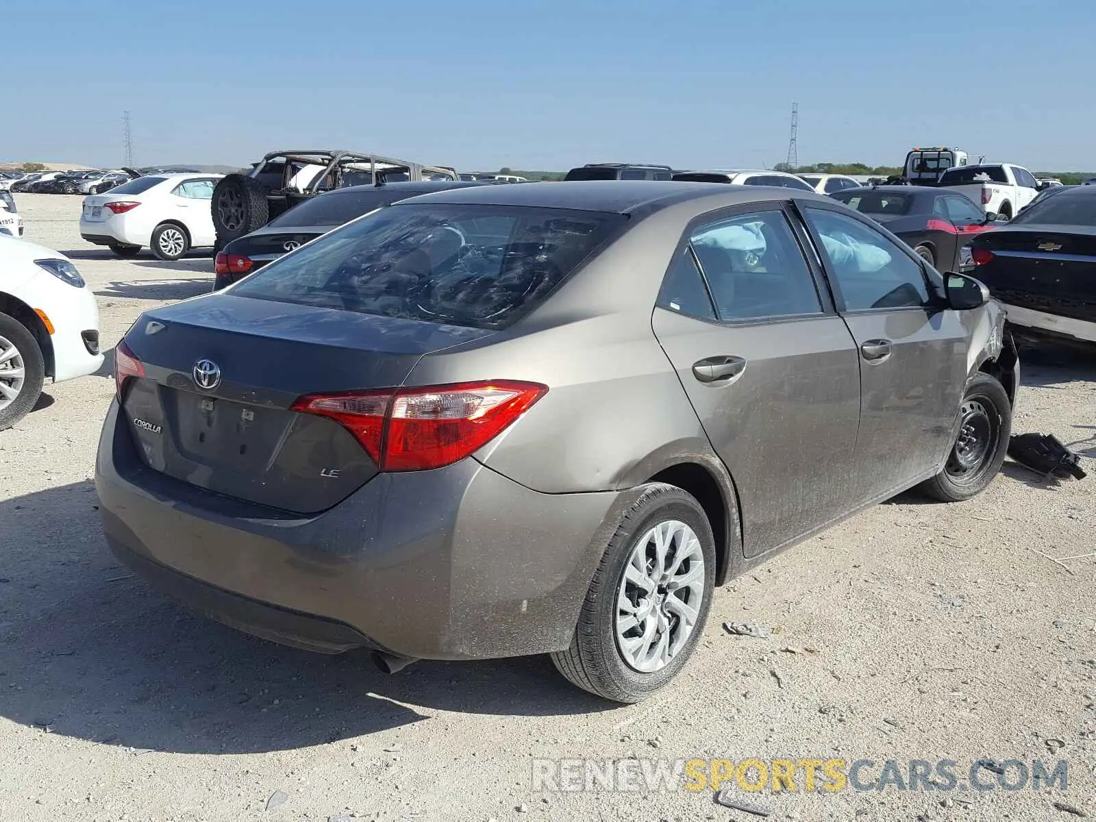 4 Photograph of a damaged car 5YFBURHE3KP898491 TOYOTA COROLLA 2019