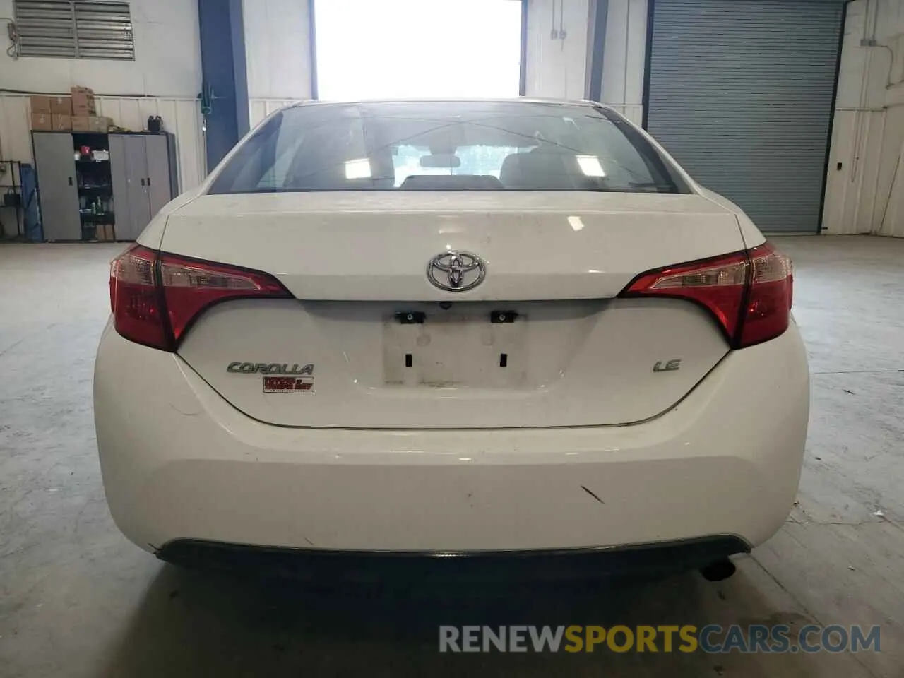 6 Photograph of a damaged car 5YFBURHE3KP909747 TOYOTA COROLLA 2019