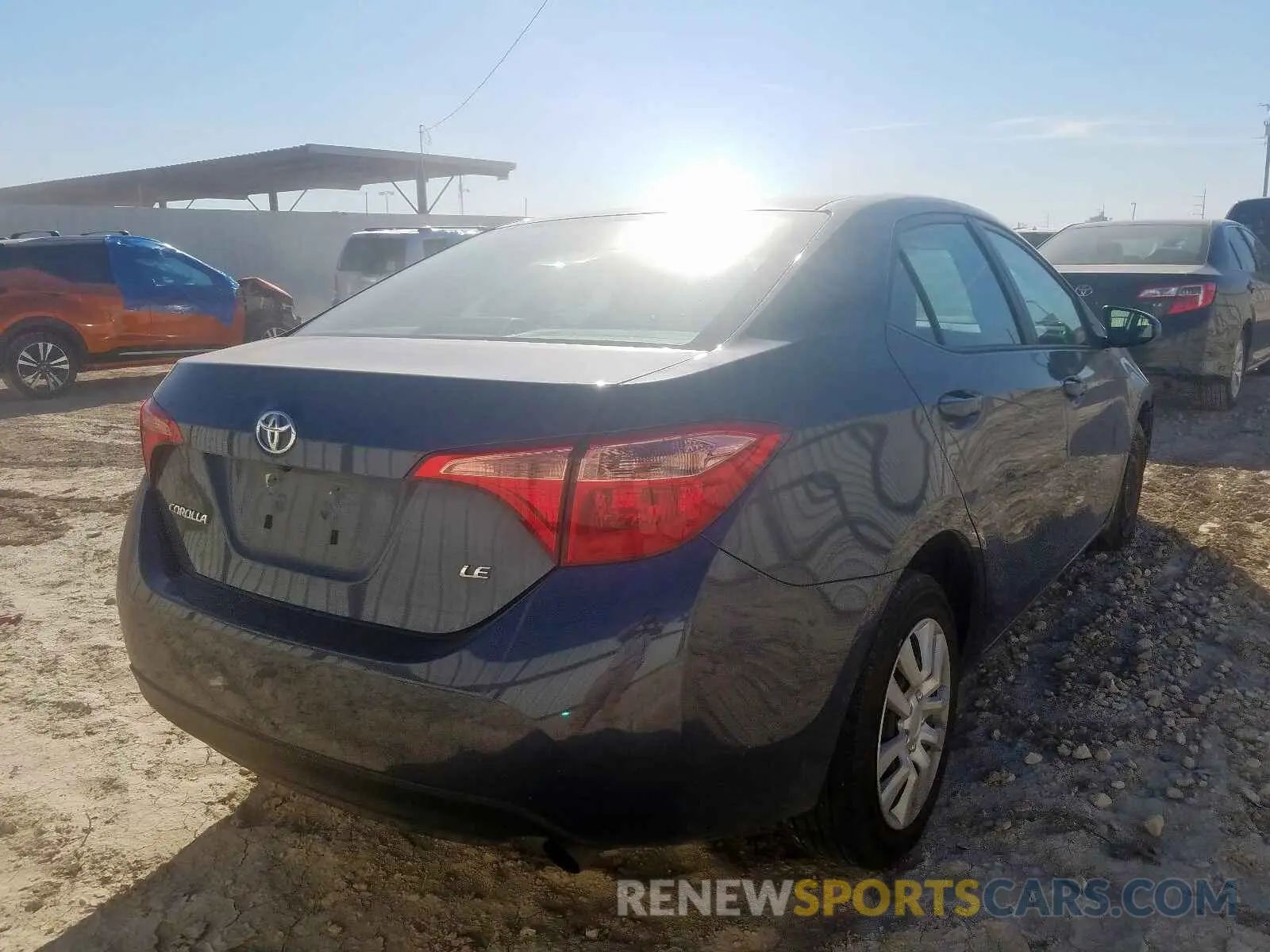 4 Photograph of a damaged car 5YFBURHE3KP910476 TOYOTA COROLLA 2019