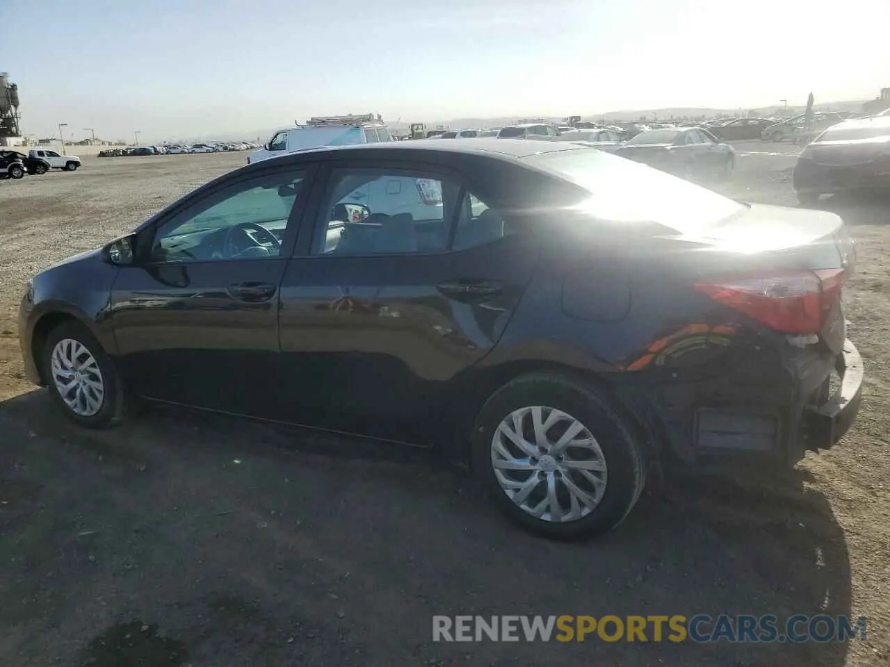 2 Photograph of a damaged car 5YFBURHE3KP912275 TOYOTA COROLLA 2019