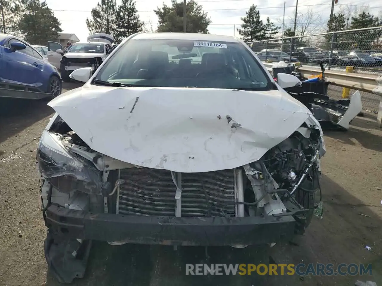 5 Photograph of a damaged car 5YFBURHE3KP914513 TOYOTA COROLLA 2019