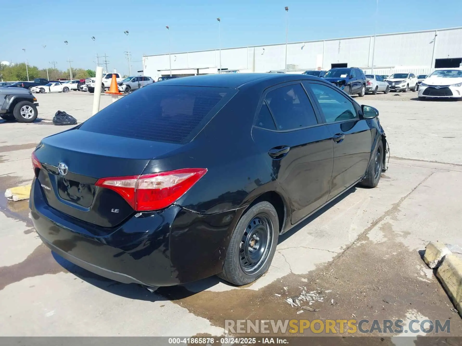 4 Photograph of a damaged car 5YFBURHE3KP919758 TOYOTA COROLLA 2019