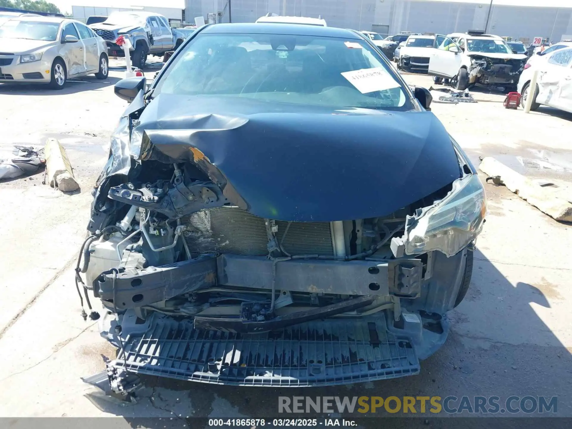 6 Photograph of a damaged car 5YFBURHE3KP919758 TOYOTA COROLLA 2019