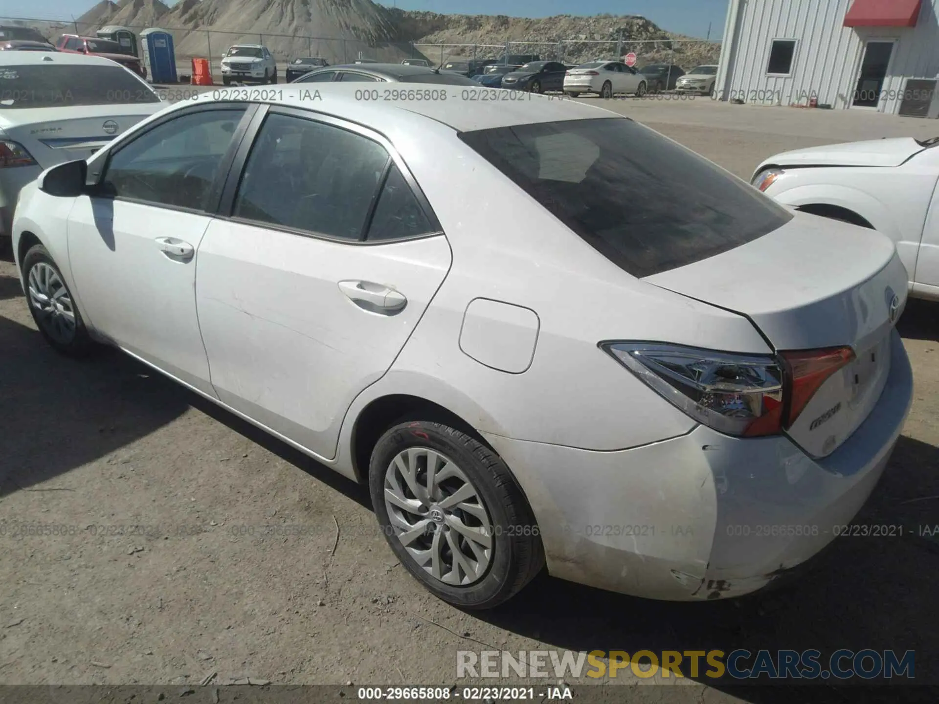 3 Photograph of a damaged car 5YFBURHE3KP932199 TOYOTA COROLLA 2019