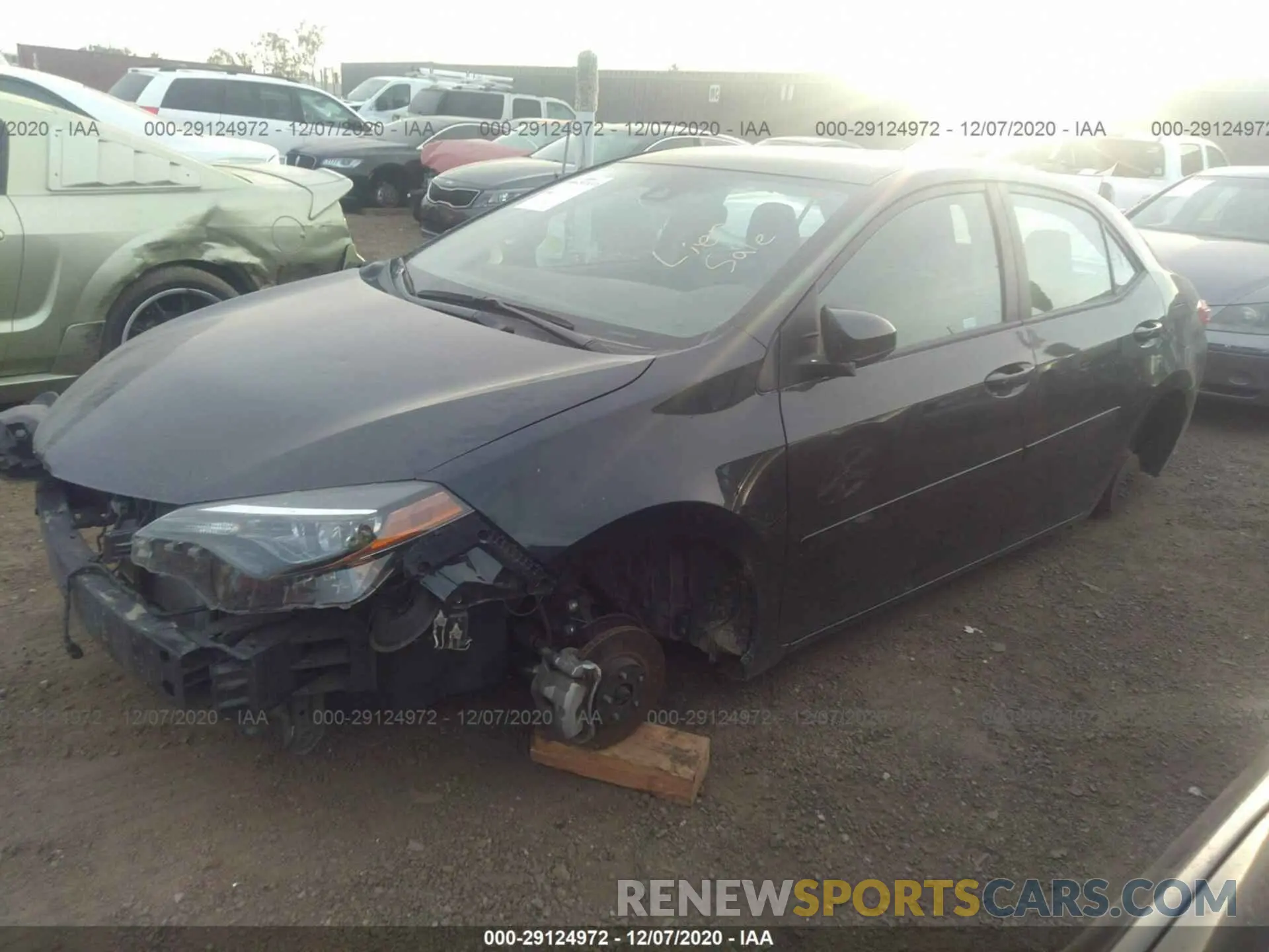2 Photograph of a damaged car 5YFBURHE3KP932414 TOYOTA COROLLA 2019