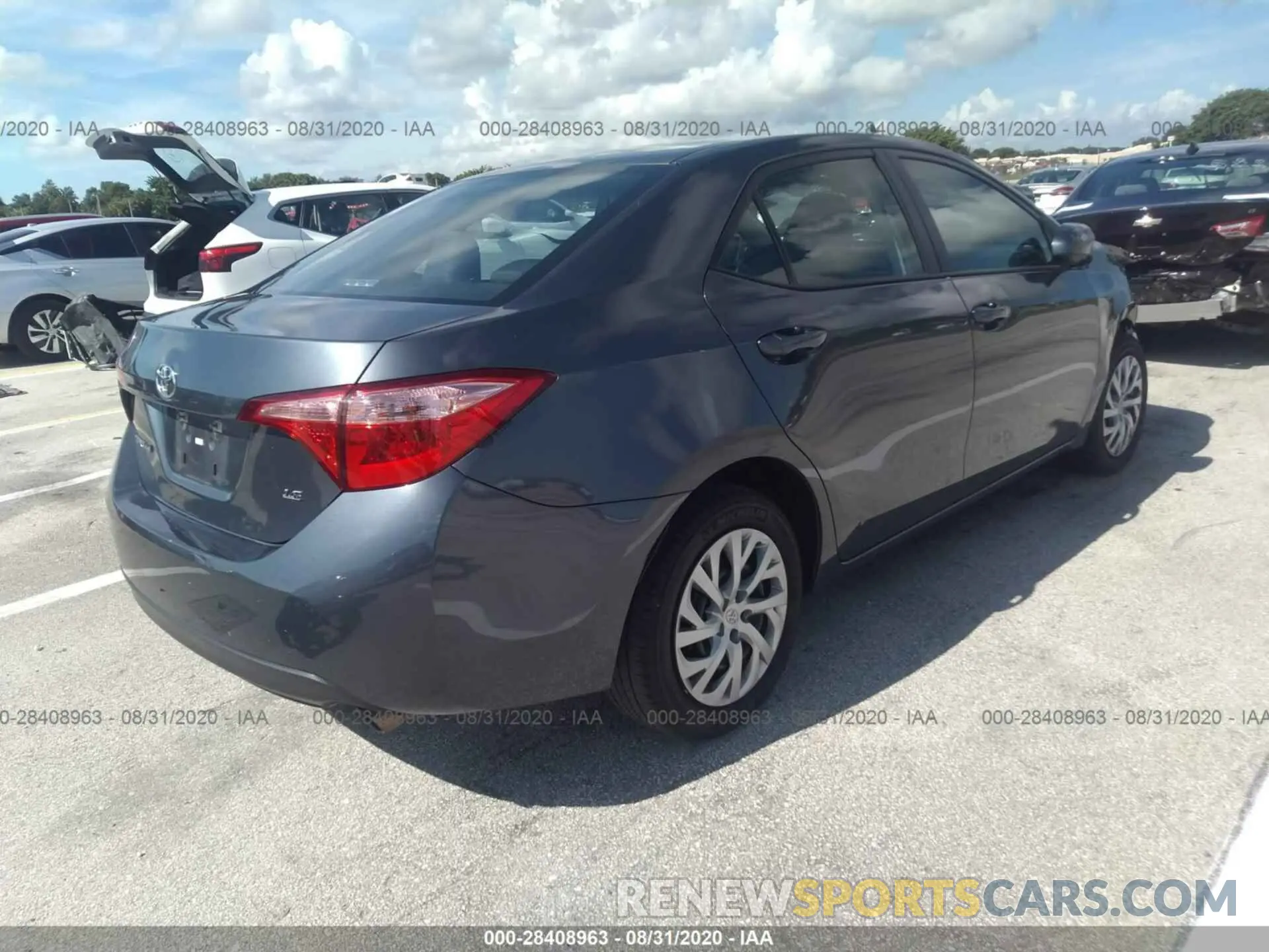 4 Photograph of a damaged car 5YFBURHE3KP935250 TOYOTA COROLLA 2019