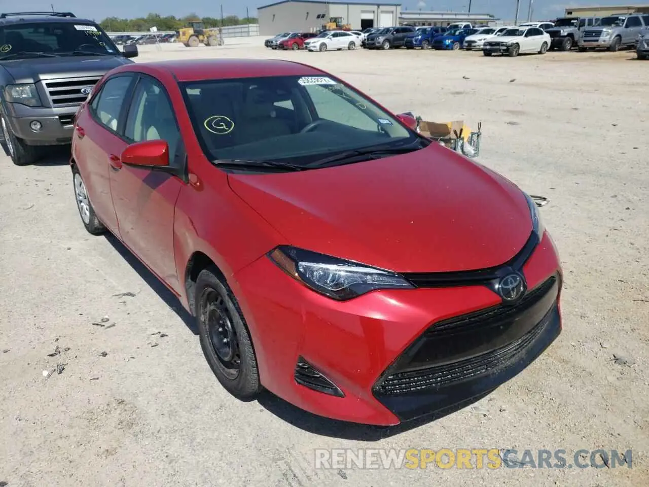 1 Photograph of a damaged car 5YFBURHE3KP937273 TOYOTA COROLLA 2019