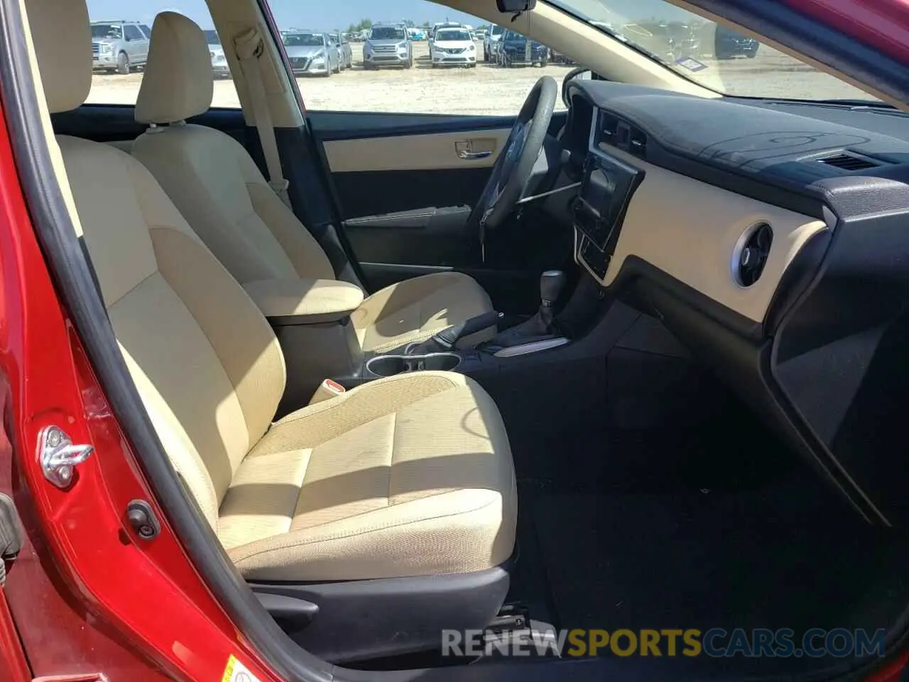 5 Photograph of a damaged car 5YFBURHE3KP937273 TOYOTA COROLLA 2019
