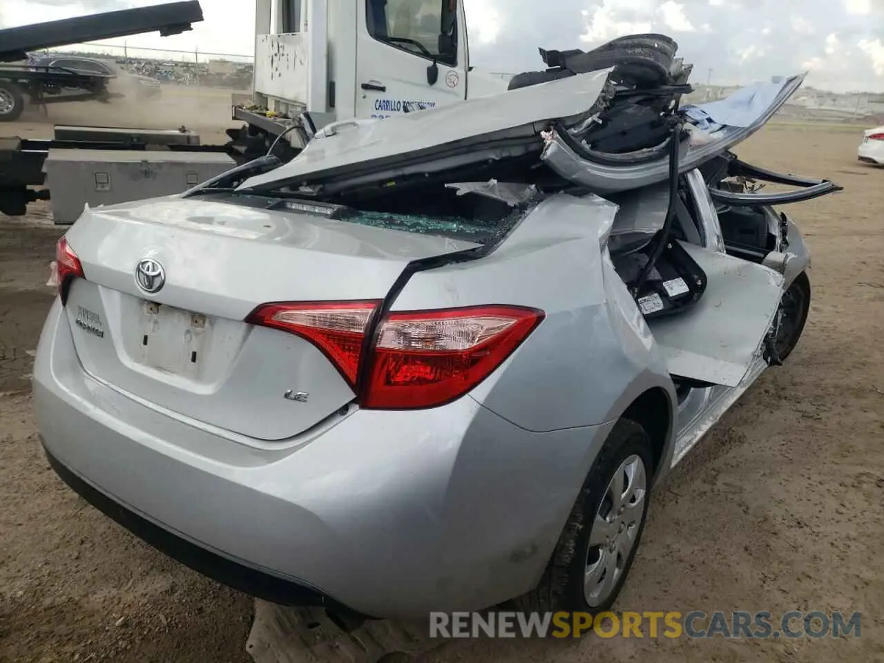 4 Photograph of a damaged car 5YFBURHE3KP941033 TOYOTA COROLLA 2019